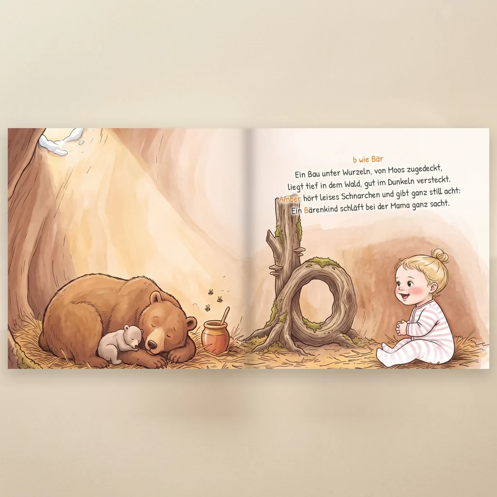 Buchcover von Hurra, Name ist da!, personalisiertes Kinderbuch 5