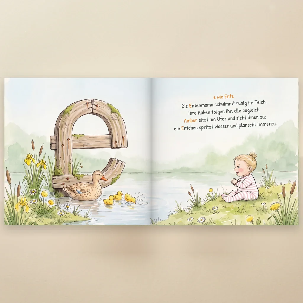 Buchcover von Hurra, Name ist da!, personalisiertes Kinderbuch 7