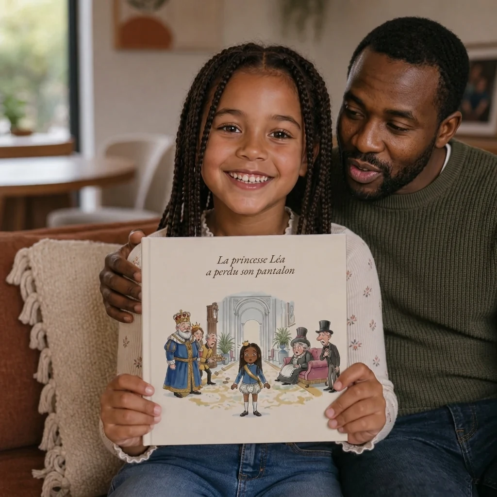 Couverture de Le prince ou la princesse Prénom a perdu son pantalon, livre personnalisé pour enfant 2