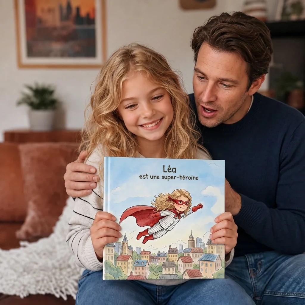 Couverture de Prénom est un super-héros, livre personnalisé pour enfant 3