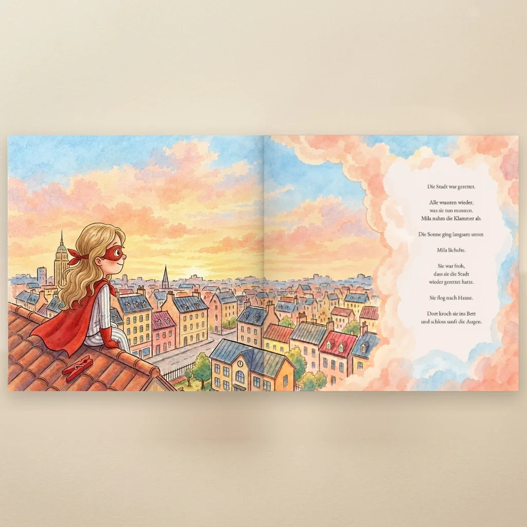 Buchcover von Name ist ein Superheld, personalisiertes Kinderbuch 6