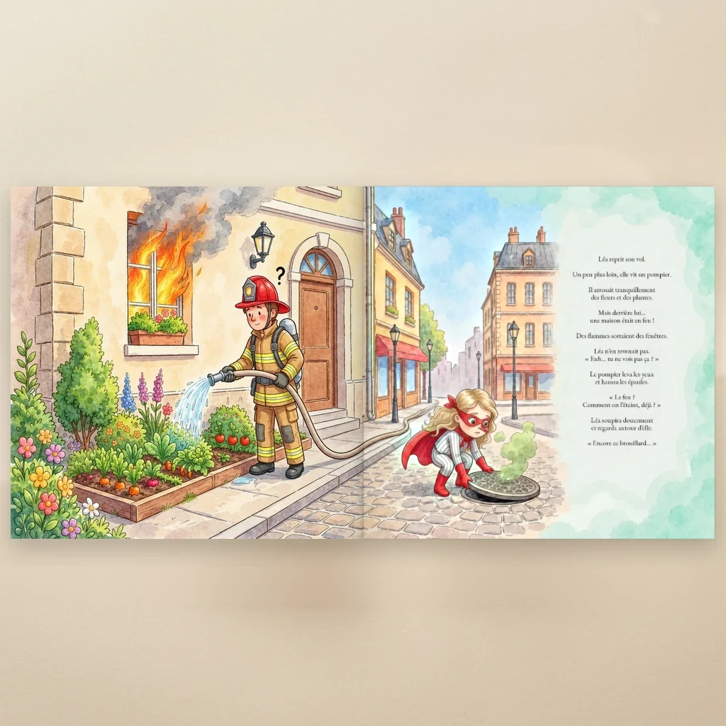 Couverture de Prénom est un super-héros, livre personnalisé pour enfant 4