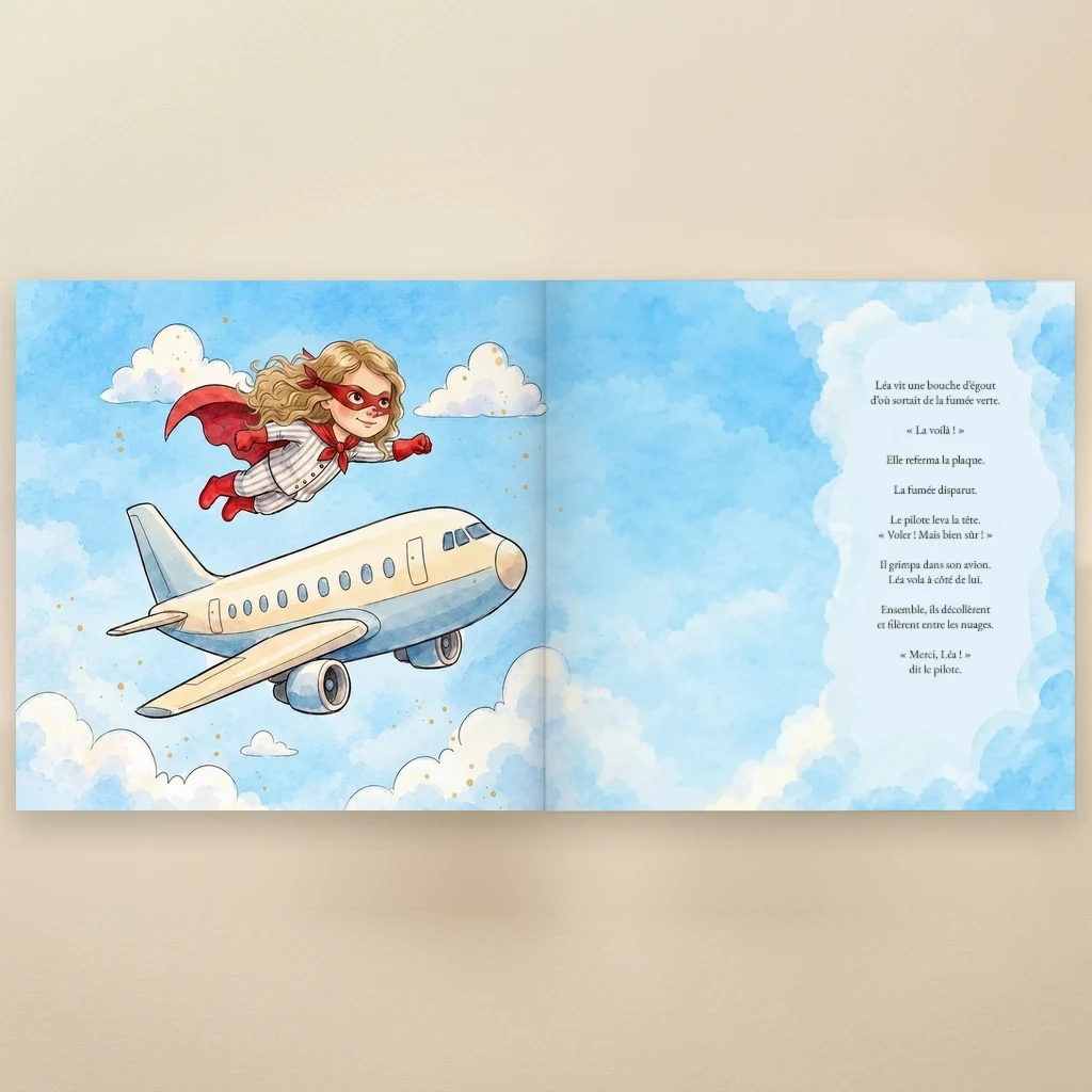 Couverture de Prénom est un super-héros, livre personnalisé pour enfant 5