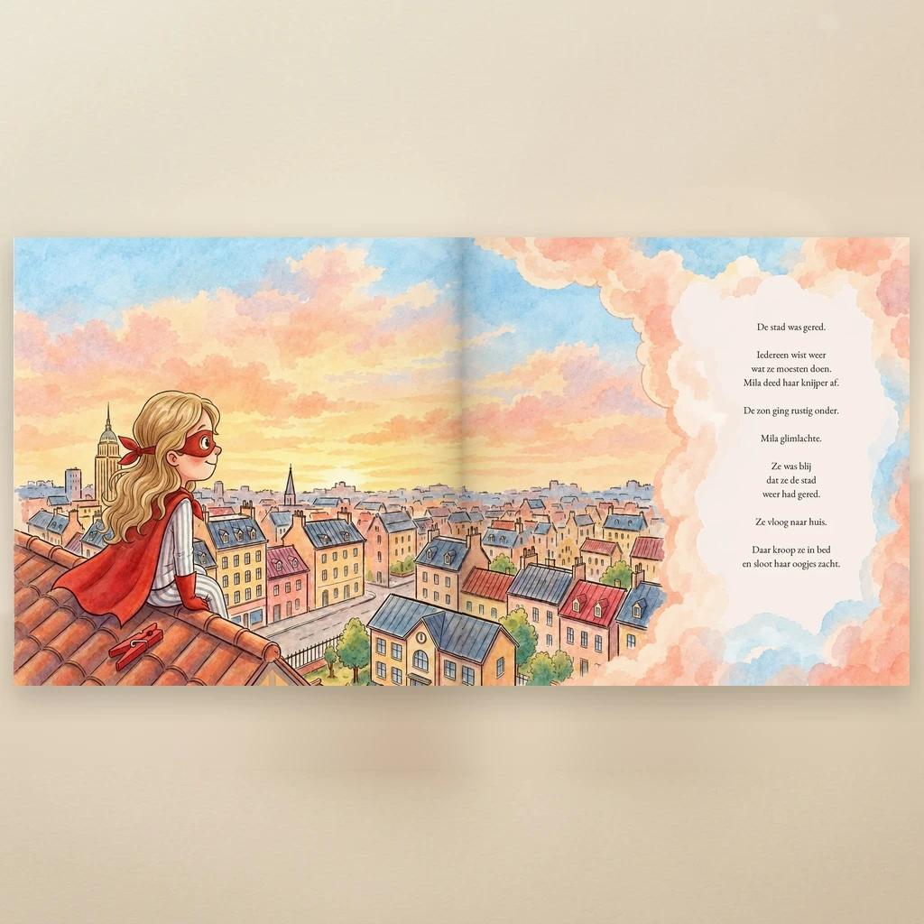Boekomslag van Naam is een superheld - gepersonaliseerd kinderboek 8