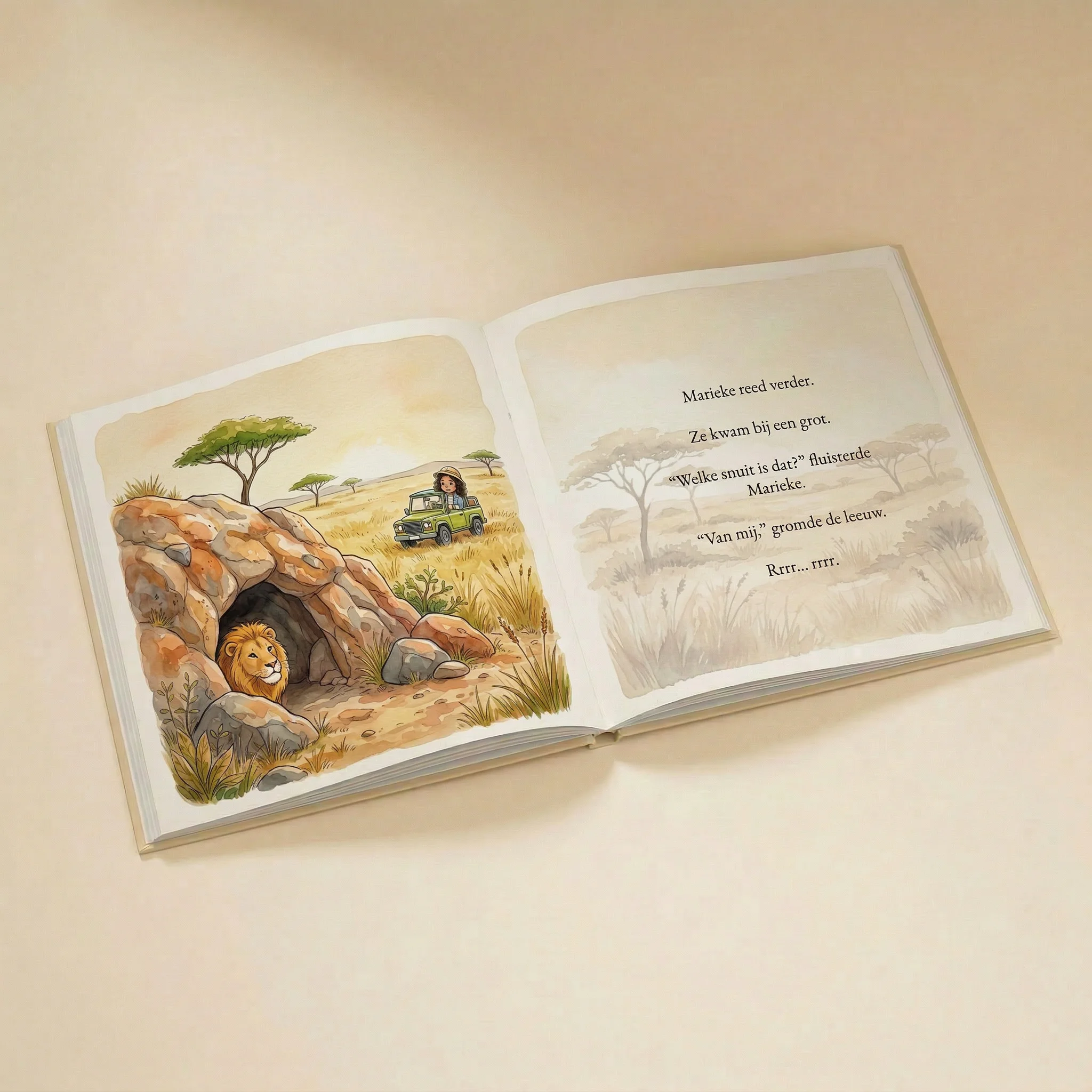 Boekomslag van Naam op safari - gepersonaliseerd kinderboek 8