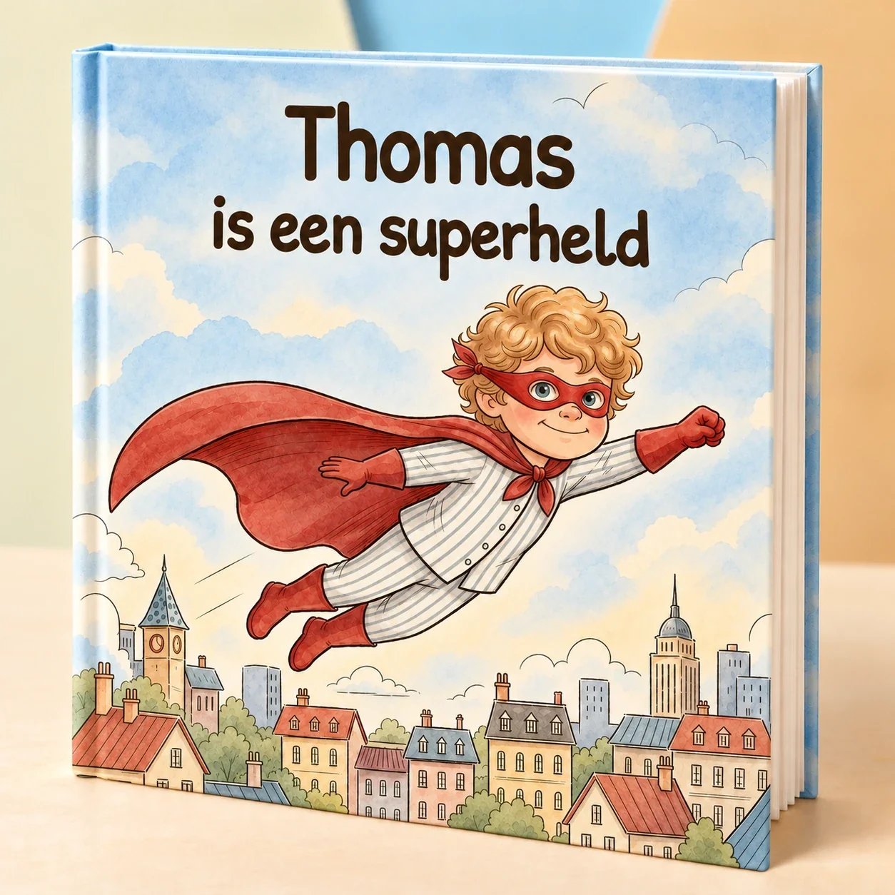 Boekomslag van Naam is een superheld - gepersonaliseerd kinderboek 3